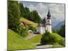 Church Maria Gern, to Vordergern, Berchtesgadener Land District, Bavaria, Germany-Rainer Mirau-Mounted Photographic Print