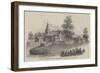 Church Missionary Society's Establishment at the Red River Colony-null-Framed Giclee Print