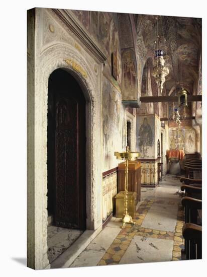 Church, Monastery of St. John, Patmos, Dodecanese, Greek Islands, Greece, Europe-Simanor Eitan-Stretched Canvas