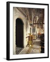 Church, Monastery of St. John, Patmos, Dodecanese, Greek Islands, Greece, Europe-Simanor Eitan-Framed Photographic Print