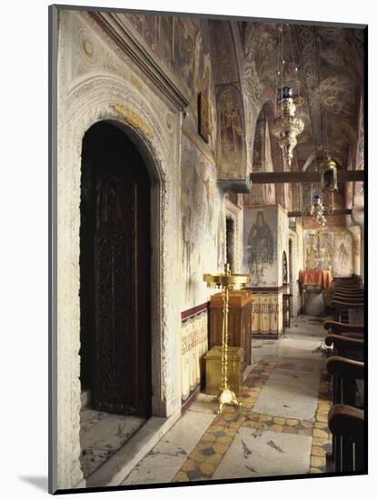 Church, Monastery of St. John, Patmos, Dodecanese, Greek Islands, Greece, Europe-Simanor Eitan-Mounted Photographic Print