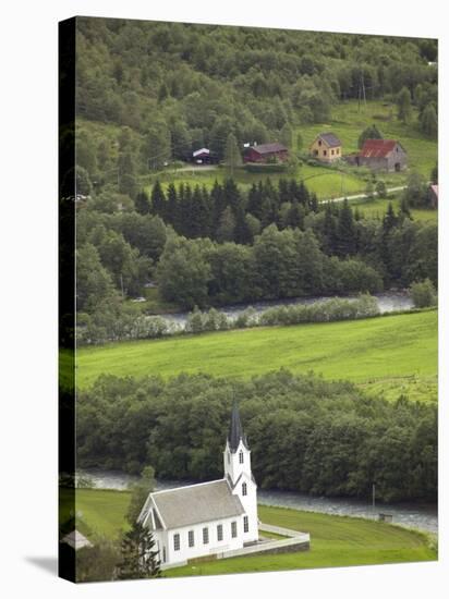 Church, Norway-Russell Young-Stretched Canvas