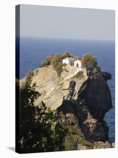 Church of Agios Ioannis, Used in the Film Mamma Mia, Skopelos, Sporades Islands, Greece-Robert Harding-Stretched Canvas