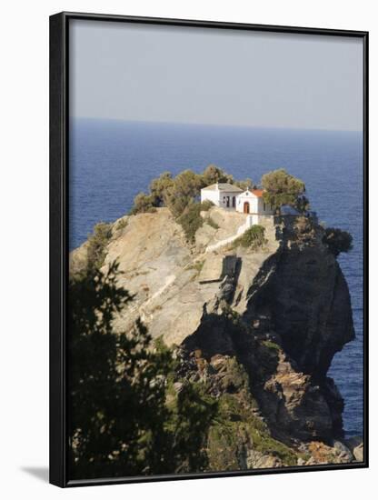 Church of Agios Ioannis, Used in the Film Mamma Mia, Skopelos, Sporades Islands, Greece-Robert Harding-Framed Photographic Print