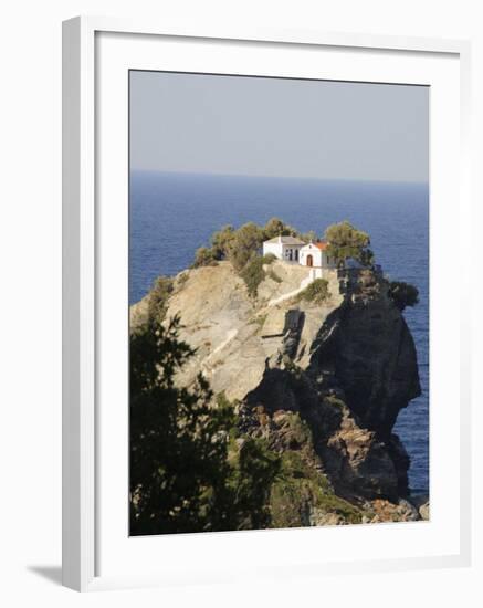 Church of Agios Ioannis, Used in the Film Mamma Mia, Skopelos, Sporades Islands, Greece-Robert Harding-Framed Photographic Print