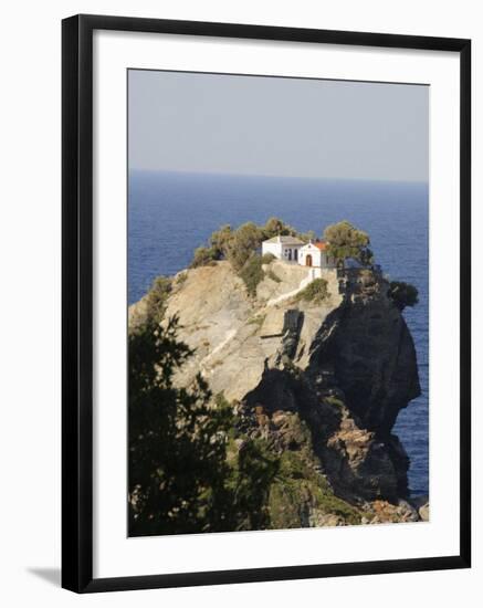 Church of Agios Ioannis, Used in the Film Mamma Mia, Skopelos, Sporades Islands, Greece-Robert Harding-Framed Photographic Print