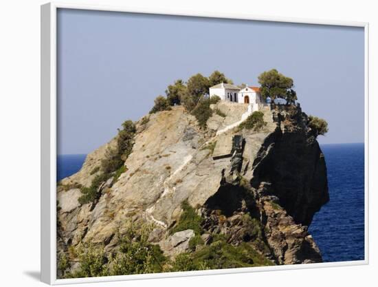 Church of Agios Ioannis, Used in the Film Mamma Mia, Skopelos, Sporades Islands, Greece-Robert Harding-Framed Photographic Print