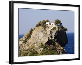 Church of Agios Ioannis, Used in the Film Mamma Mia, Skopelos, Sporades Islands, Greece-Robert Harding-Framed Photographic Print