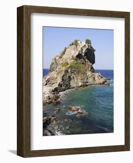 Church of Agios Ioannis, Used in the Film Mamma Mia, Skopelos, Sporades Islands, Greece-Robert Harding-Framed Photographic Print