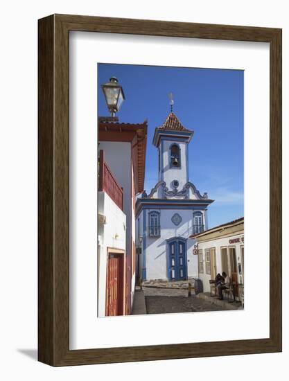 Church of Amparo, Diamantina (Unesco World Heritage Site), Minas Gerais, Brazil-Ian Trower-Framed Photographic Print