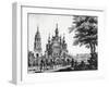 Church of Assumption and Gagarin Palace in Moscow by Giacomo Quarenghi Domenico (1744-1817)-Giacomo Quarenghi-Framed Giclee Print