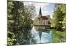 Church of Blaubeuren Monastry Reflecting in Blautopf Spring-Markus-Mounted Photographic Print
