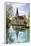 Church of Blaubeuren Monastry Reflecting in Blautopf Spring-Markus-Framed Photographic Print