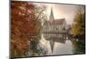 Church of Blaubeuren Monastry Reflecting in Blautopf Spring-Markus-Mounted Photographic Print