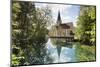 Church of Blaubeuren Monastry Reflecting in Blautopf Spring-Markus-Mounted Photographic Print