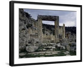 Church of Evangelists of Alahan Monastery in Taurus Range, Turkey-null-Framed Giclee Print