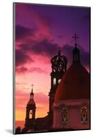 Church of Guadalupe at Sunset-Randy Faris-Mounted Photographic Print