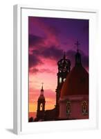 Church of Guadalupe at Sunset-Randy Faris-Framed Photographic Print