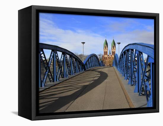 Church of Herz-Jesu, Freiburg, Baden-Wurttemberg, Germany, Europe-Hans Peter Merten-Framed Stretched Canvas