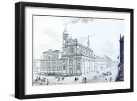 Church of Hibernians (Irish Franciscans) and Hibernian (Hybernská) Street, 1781-Jan Balzer-Framed Giclee Print