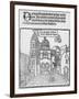 Church of Holy Sepulchre in Jerusalem, 1487, Woodcut, Palestine, 15th Century-null-Framed Giclee Print