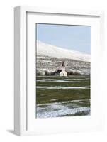 Church of Hšskuldsstadir, Skagastršnd Area, Noth of Blšnduos, Skagi Peninsula, North Iceland-Julia Wellner-Framed Photographic Print