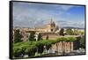 Church of Il Gesu and Biblioteca Della Societa Italiana, Piazza Venezia, Rome, Italy-Mauricio Abreu-Framed Stretched Canvas