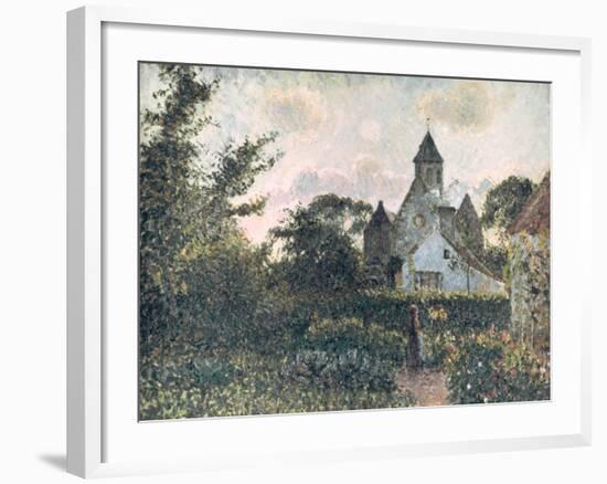 Church of Knocke, 1894-Camille Pissarro-Framed Giclee Print