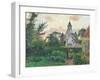 Church of Knocke-Camille Pissarro-Framed Art Print