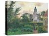 Church of Knocke-Camille Pissarro-Stretched Canvas