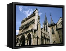Church of Notre Dame, Dijon, Burgundy, France-Peter Thompson-Framed Stretched Canvas