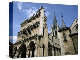 Church of Notre Dame, Dijon, Burgundy, France-Peter Thompson-Stretched Canvas