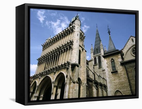 Church of Notre Dame, Dijon, Burgundy, France-Peter Thompson-Framed Stretched Canvas