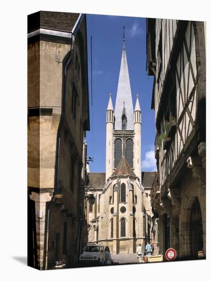 Church of Notre Dame, Dijon, Burgundy, France-Peter Thompson-Stretched Canvas