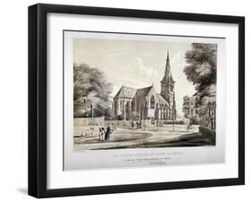 Church of Of St John of Jerusalem, Hackney, London, C1850-CJ Greenwood-Framed Giclee Print
