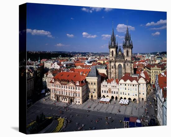 Church of our Lady at Tyn, Old Town Square, Prague, Central Bohemia, Czech Republic-null-Stretched Canvas