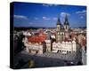 Church of our Lady at Tyn, Old Town Square, Prague, Central Bohemia, Czech Republic-null-Stretched Canvas