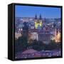 Church of Our Lady before Tyn and Old Town, Prague, Czech Republic-Jon Arnold-Framed Stretched Canvas