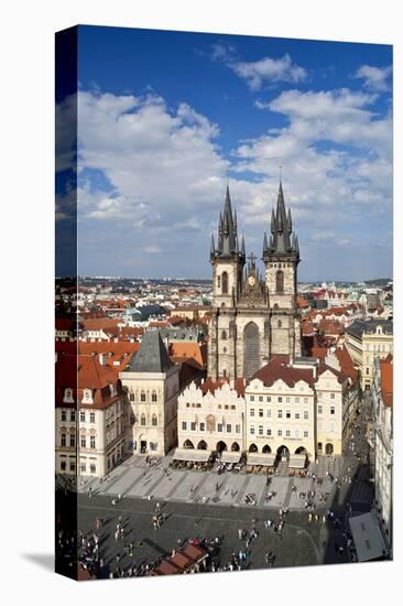 Church of Our Lady Before Tyn on Old Town Square in Prague, Central Bohemia, Czech Republic-null-Stretched Canvas