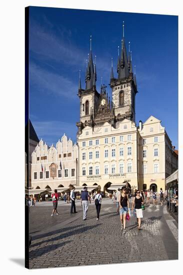 Church of Our Lady Before Tyn on Old Town Square in Prague, Central Bohemia, Czech Republic-null-Stretched Canvas