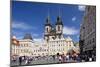 Church of Our Lady Before Tyn on Old Town Square in Prague, Central Bohemia, Czech Republic-null-Mounted Art Print