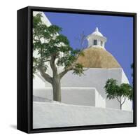 Church of Our Lady of Jesus, Santa Eulalia, Balearic Islands, Spain, Europe-G Richardson-Framed Stretched Canvas