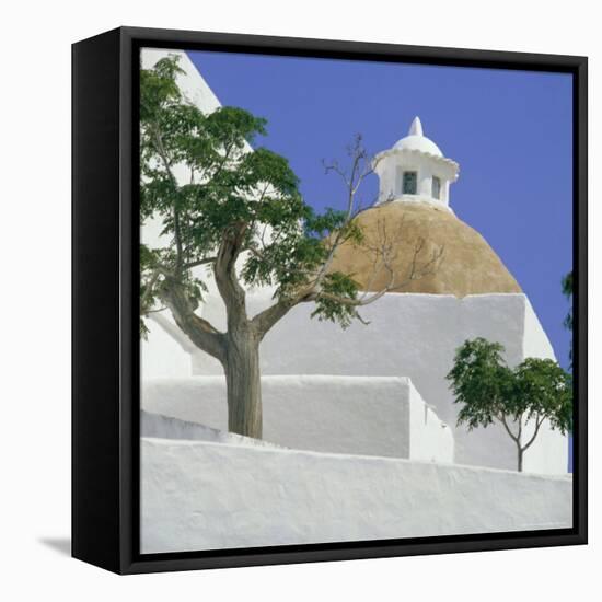 Church of Our Lady of Jesus, Santa Eulalia, Balearic Islands, Spain, Europe-G Richardson-Framed Stretched Canvas