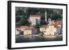 Church of Our Lady of the Rosary and a Waterside Restaurant Lit by Evening Light-Eleanor Scriven-Framed Photographic Print