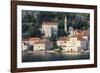 Church of Our Lady of the Rosary and a Waterside Restaurant Lit by Evening Light-Eleanor Scriven-Framed Photographic Print