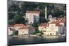 Church of Our Lady of the Rosary and a Waterside Restaurant Lit by Evening Light-Eleanor Scriven-Mounted Photographic Print