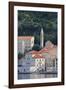 Church of Our Lady of the Rosary Lit by Early Morning Light, Perast, Bay of Kotor-Eleanor Scriven-Framed Photographic Print