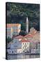 Church of Our Lady of the Rosary Lit by Early Morning Light, Perast, Bay of Kotor-Eleanor Scriven-Stretched Canvas