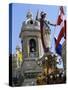 Church of Our Lady of Victories During Celebrations for Victory Day on 8th September, Senglea, Malt-Stuart Black-Stretched Canvas