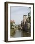 Church of Our Lady on Right of Old Bridge, St. Jean Pied De Port, Basque Country, Aquitaine-R H Productions-Framed Photographic Print